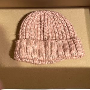 Kids pink beanie